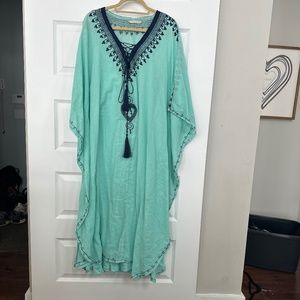 Soft Surroundings caftan with matching nightgown